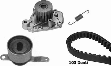 OMB KMB10035A - Водяной насос + комплект зубчатого ремня ГРМ autospares.lv