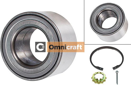 Omnicraft 2466954 - Подшипник ступицы колеса, комплект autospares.lv