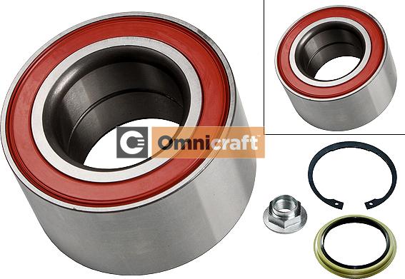 Omnicraft 2466972 - Подшипник ступицы колеса, комплект autospares.lv