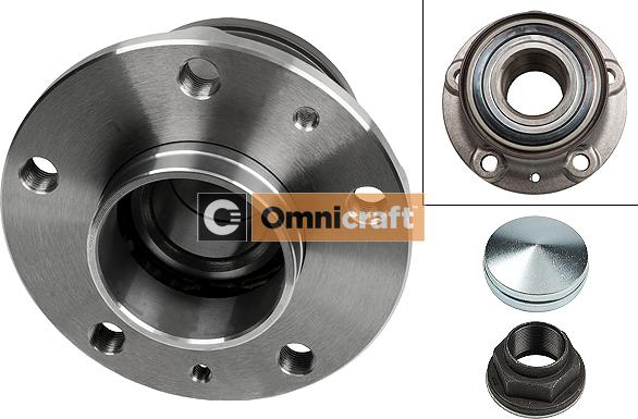 Omnicraft 2466494 - Подшипник ступицы колеса, комплект autospares.lv