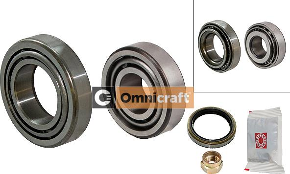 Omnicraft 2466456 - Подшипник ступицы колеса, комплект autospares.lv
