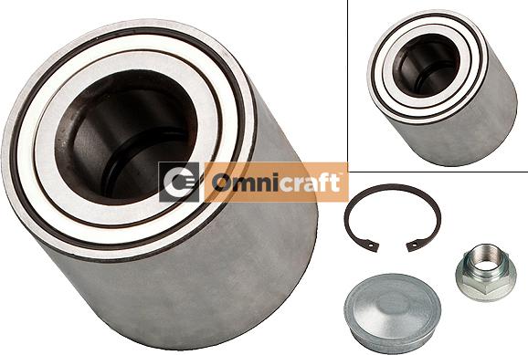 Omnicraft 2466406 - Подшипник ступицы колеса, комплект autospares.lv