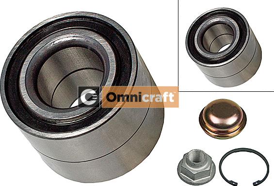 Omnicraft 2466400 - Подшипник ступицы колеса, комплект autospares.lv