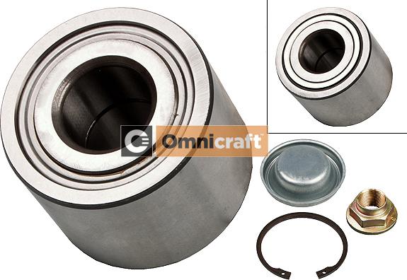 Omnicraft 2466408 - Подшипник ступицы колеса, комплект autospares.lv