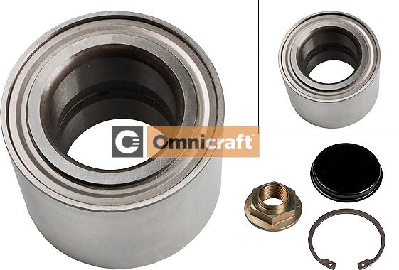 Omnicraft 2466414 - Подшипник ступицы колеса, комплект autospares.lv