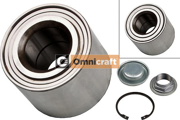 Omnicraft 2466410 - Подшипник ступицы колеса, комплект autospares.lv