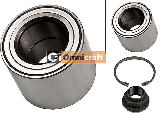 Omnicraft 2466488 - Подшипник ступицы колеса, комплект autospares.lv