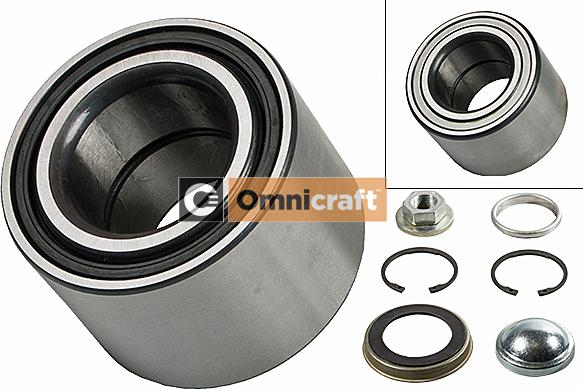 Omnicraft 2466426 - Подшипник ступицы колеса, комплект autospares.lv