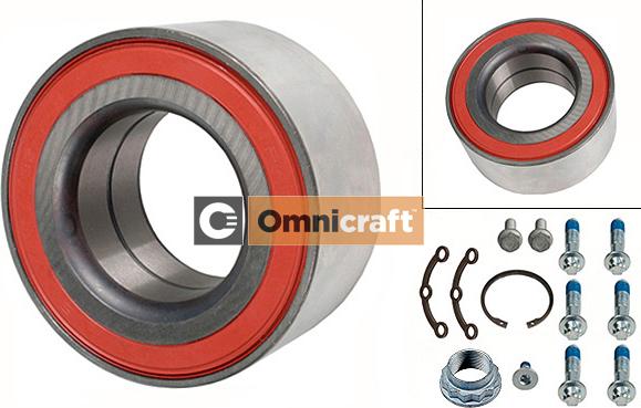 Omnicraft 2466549 - Подшипник ступицы колеса, комплект autospares.lv