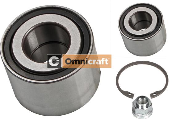 Omnicraft 2466503 - Подшипник ступицы колеса, комплект autospares.lv