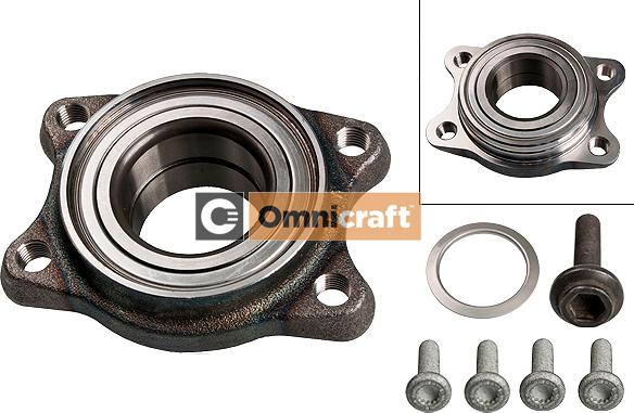 Omnicraft 2466581 - Подшипник ступицы колеса, комплект autospares.lv