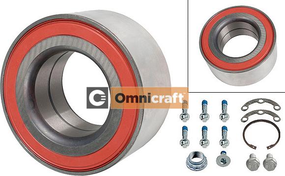 Omnicraft 2466537 - Подшипник ступицы колеса, комплект autospares.lv