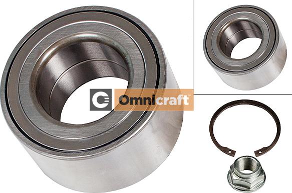 Omnicraft 2466600 - Подшипник ступицы колеса, комплект autospares.lv