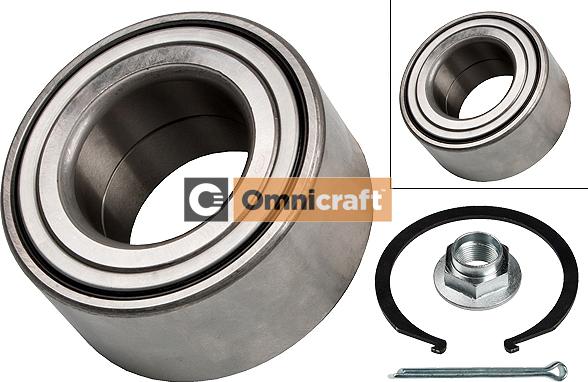 Omnicraft 2466612 - Подшипник ступицы колеса, комплект autospares.lv