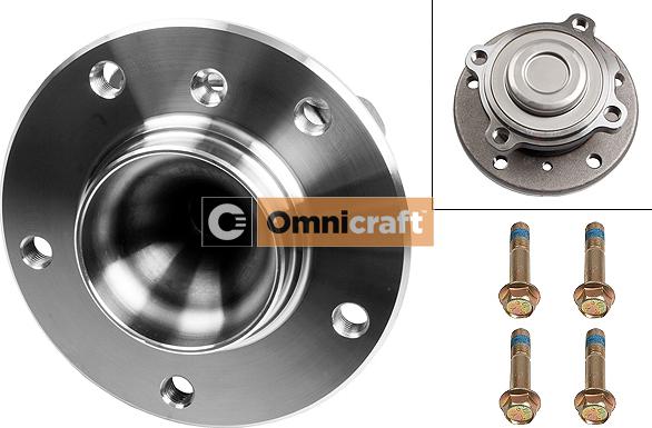 Omnicraft 2466630 - Подшипник ступицы колеса, комплект autospares.lv