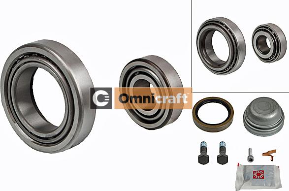 Omnicraft 2466893 - Подшипник ступицы колеса, комплект autospares.lv