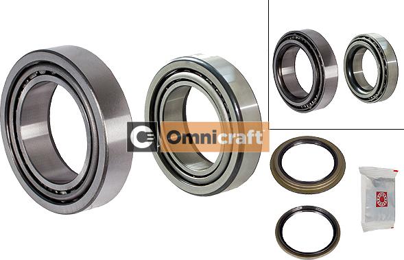 Omnicraft 2466845 - Подшипник ступицы колеса, комплект autospares.lv