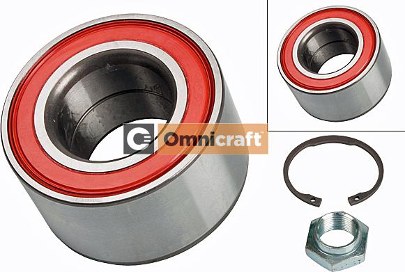 Omnicraft 2466804 - Подшипник ступицы колеса, комплект autospares.lv