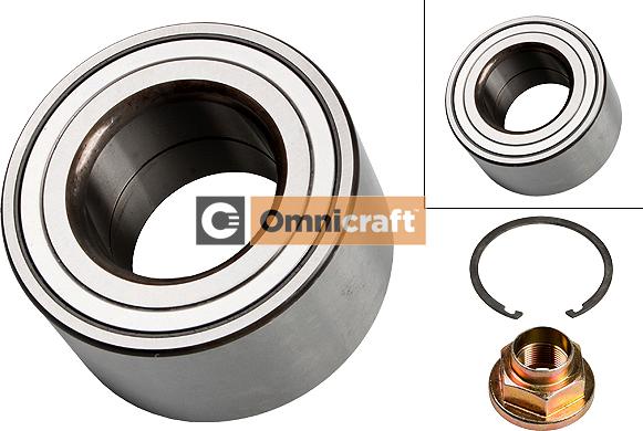 Omnicraft 2466810 - Подшипник ступицы колеса, комплект autospares.lv