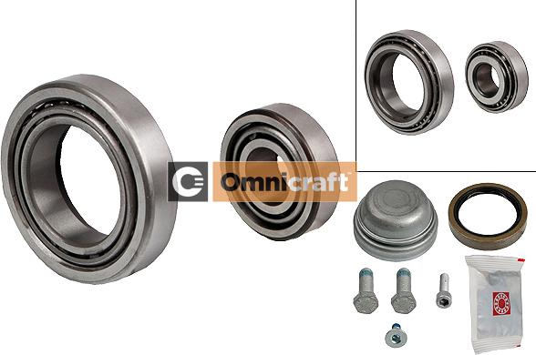 Omnicraft 2466889 - Подшипник ступицы колеса, комплект autospares.lv