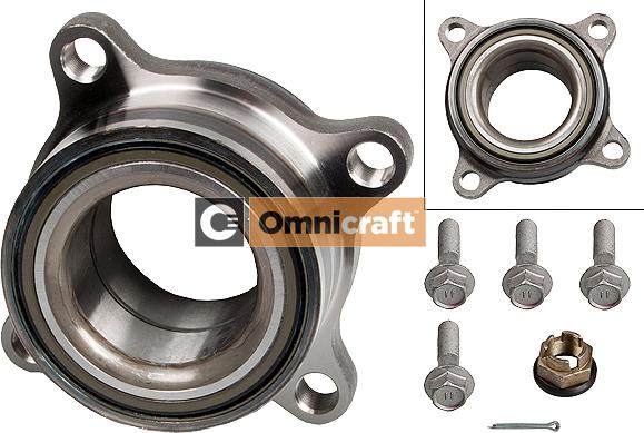 Omnicraft 2466826 - Подшипник ступицы колеса, комплект autospares.lv