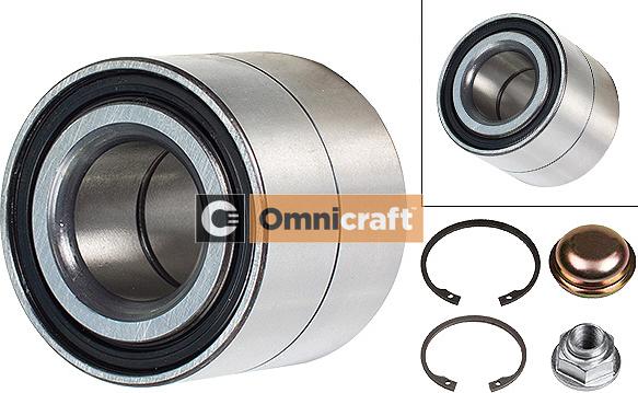 Omnicraft 2466398 - Подшипник ступицы колеса, комплект autospares.lv