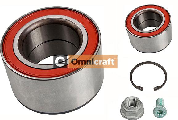 Omnicraft 2466384 - Подшипник ступицы колеса, комплект autospares.lv