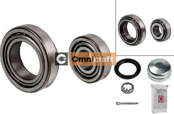 Omnicraft 2466380 - Подшипник ступицы колеса, комплект autospares.lv
