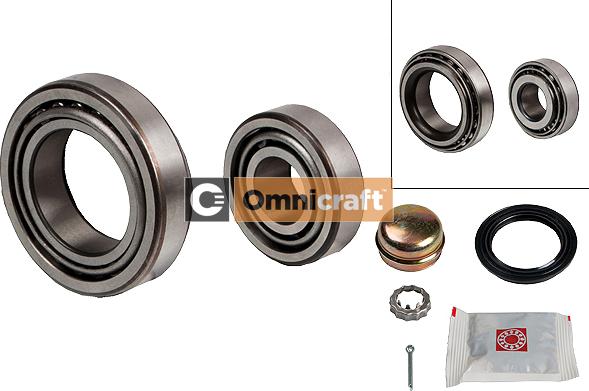 Omnicraft 2466378 - Подшипник ступицы колеса, комплект autospares.lv