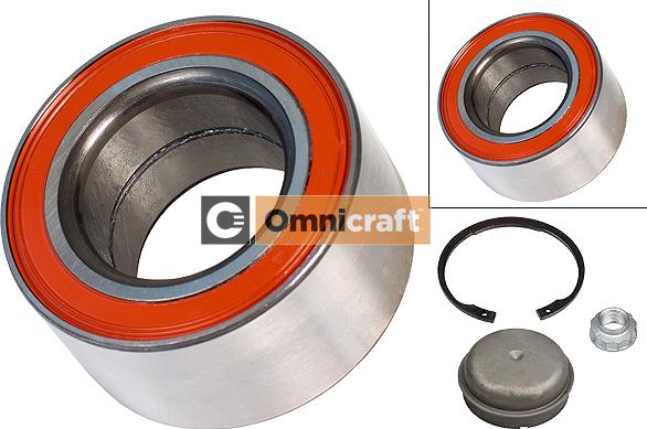 Omnicraft 2466740 - Подшипник ступицы колеса, комплект autospares.lv