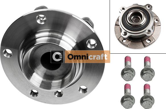 Omnicraft 2466736 - Подшипник ступицы колеса, комплект autospares.lv