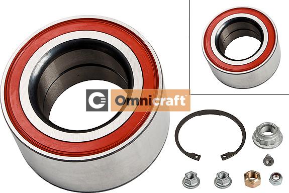 Omnicraft 2466776 - Подшипник ступицы колеса, комплект autospares.lv