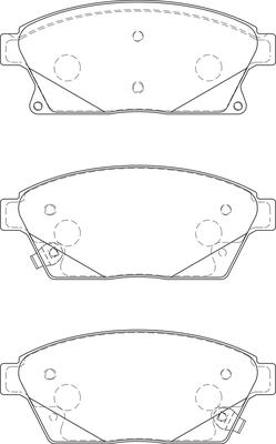 Omnicraft 2134994 - Тормозные колодки, дисковые, комплект autospares.lv