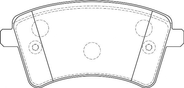 Omnicraft 2134996 - Тормозные колодки, дисковые, комплект autospares.lv