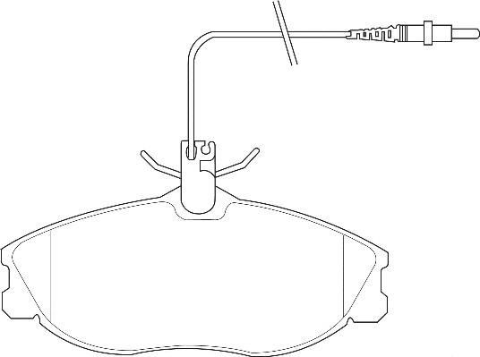 Omnicraft 2134944 - Тормозные колодки, дисковые, комплект autospares.lv