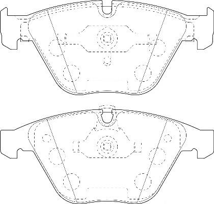 Omnicraft 2134946 - Тормозные колодки, дисковые, комплект autospares.lv