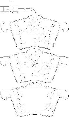 Omnicraft 2134954 - Тормозные колодки, дисковые, комплект autospares.lv