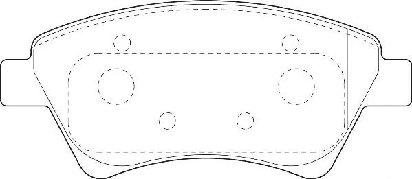 Omnicraft 2134956 - Тормозные колодки, дисковые, комплект autospares.lv