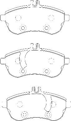 Omnicraft 2134964 - Тормозные колодки, дисковые, комплект autospares.lv