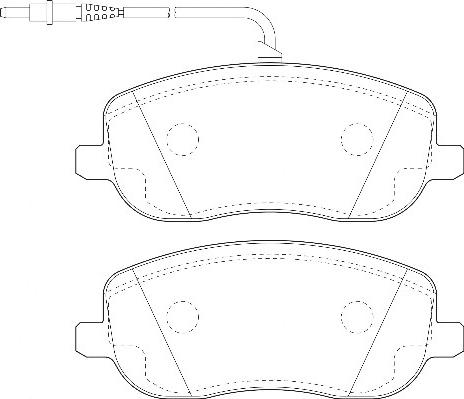 Omnicraft 2134966 - Тормозные колодки, дисковые, комплект autospares.lv