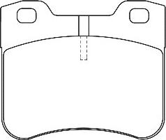 Omnicraft 2134908 - Тормозные колодки, дисковые, комплект autospares.lv