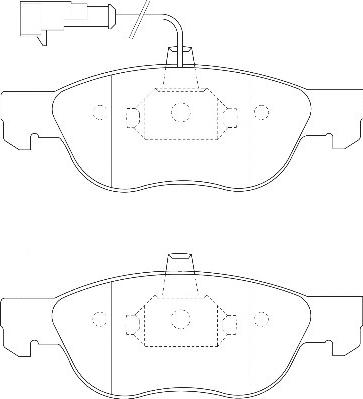 Omnicraft 2134902 - Тормозные колодки, дисковые, комплект autospares.lv