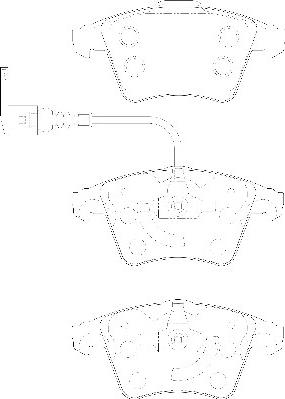 Omnicraft 2134916 - Тормозные колодки, дисковые, комплект autospares.lv