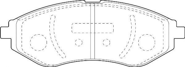 Omnicraft 2134934 - Тормозные колодки, дисковые, комплект autospares.lv