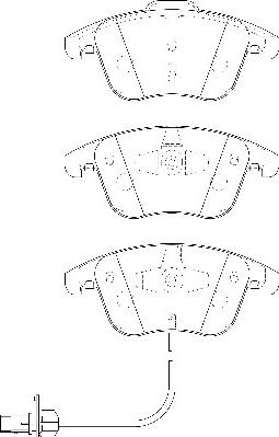 Omnicraft 2134936 - Тормозные колодки, дисковые, комплект autospares.lv