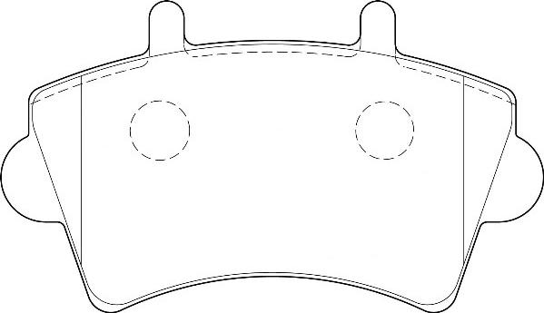 Omnicraft 2134974 - Тормозные колодки, дисковые, комплект autospares.lv