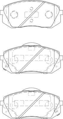 Omnicraft 2134976 - Тормозные колодки, дисковые, комплект autospares.lv