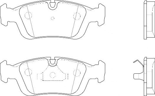 Omnicraft 2134890 - Тормозные колодки, дисковые, комплект autospares.lv