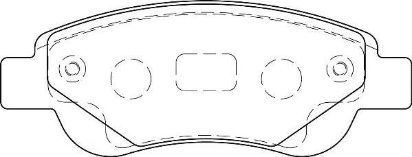 Omnicraft 2134856 - Тормозные колодки, дисковые, комплект autospares.lv