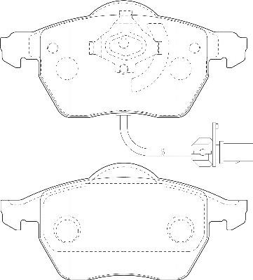 Omnicraft 2134862 - Тормозные колодки, дисковые, комплект autospares.lv